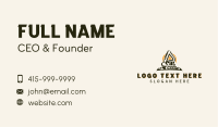 Industrial Construction Excavator Business Card