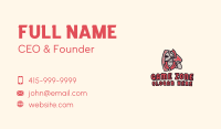 Spartan Warrior Game Character Business Card Image Preview