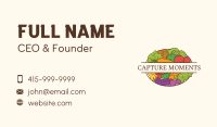 Organic Vegetable Market Business Card