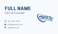 Car Power wash Cleaning Business Card Design