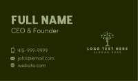 Environment Woman Tree Business Card
