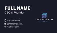 Cube Technology Digital Business Card Design