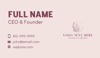 Floral Moon Star Business Card