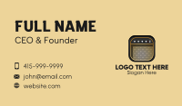 Music Amplifier App Business Card