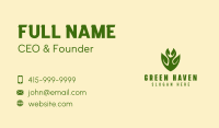 Green Eco Shield  Business Card Image Preview