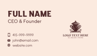 Burial Urn Funerary Business Card