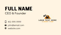 Mountain Industrial Excavator Business Card