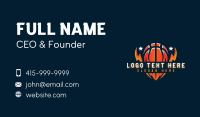 Sports Basketball Tournament Business Card Design