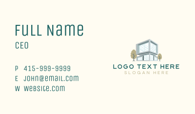 Architectural Real Estate Business Card