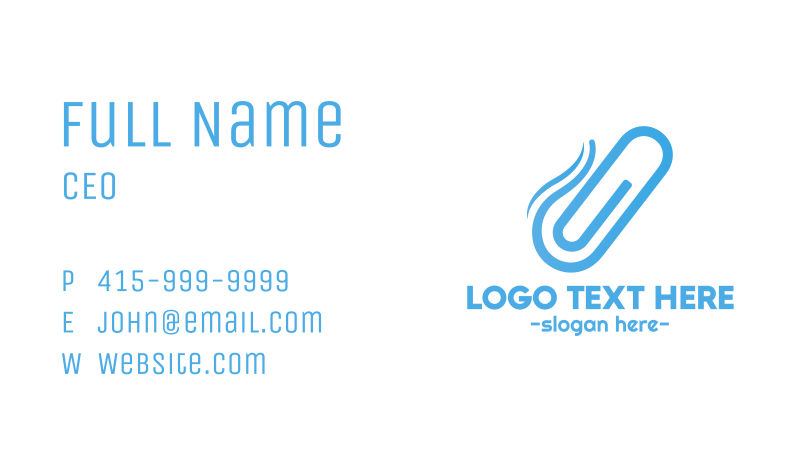 Clip Business Card example 1