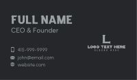 Gray Business Card example 1