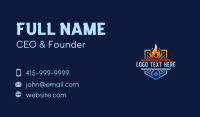 Fire Ice Element Business Card