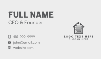 Gray Maze House Business Card