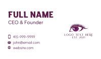 Lash Business Card example 3