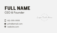 Business Business Card example 2