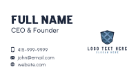 Steel Tech Shield Business Card
