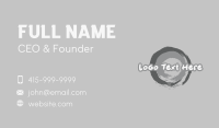 Paint Brush Circle Business Card Design