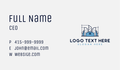 Architecture Construction Business Card Image Preview