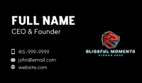 Dinosaur Beast Gaming Business Card Image Preview