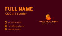 Hot Flaming Chicken  Business Card