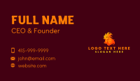 Hot Flaming Chicken  Business Card Design