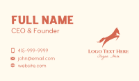 Animal Rehabilitation Business Card example 2