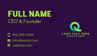 Digital Web Developer Tech Business Card Design