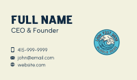 Coastal Waves Resort Business Card Design