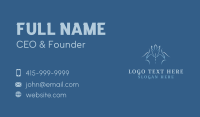 Chiropractor Business Card example 1
