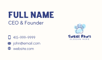 Pet Paw Print Business Card Image Preview