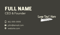 Mural Art Business Card example 4