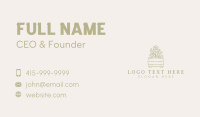 Flower Pots Florist Business Card Design