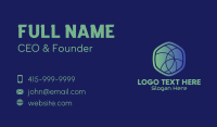 Hexagon Web Developer Business Card