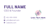 Crocheting Business Card example 4