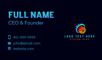 Blazing Basketball Sports Business Card