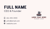 Samurai Gourmet Sushi Business Card Design