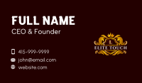 Shield Crown Royalty Business Card Image Preview