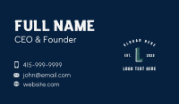 Sporty Business Card example 1