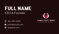 Family Heart Foundation Business Card Design