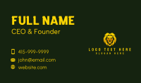 Premium Wild Lion Business Card Design