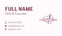Needle Thread Sewing Business Card Design