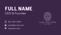 Calavera Business Card example 1