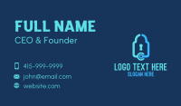 Tech Lock Business Card Design