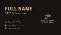 Fancy Western Boutique Letter P Business Card Image Preview