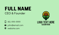 Nature House Location Pin Business Card Design