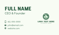 Mountain Camp Letter Business Card