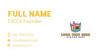 Fun Inflatable Castle Business Card Design