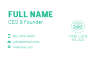 Organic Marijuana Herb Business Card Image Preview