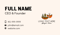 Ethnic Tealight Candle Business Card