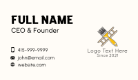 Ladder Paint Brush Tool Business Card Design